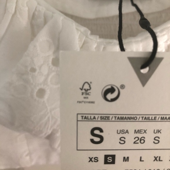 🛑❌SOLD❌🛑on ♏️Zara White Embroidered Top - Picture 8 of 13